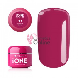 Gel UV Base One Silcare color Garnet Red 5ml